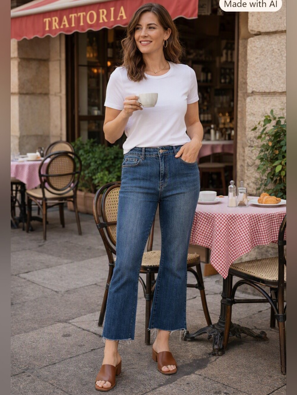 CHARLIE B SZ 12 CROP KICK FLARE